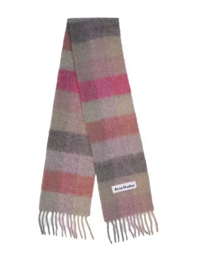 Pre-owned Acne Studios Wool Scarf In Gray