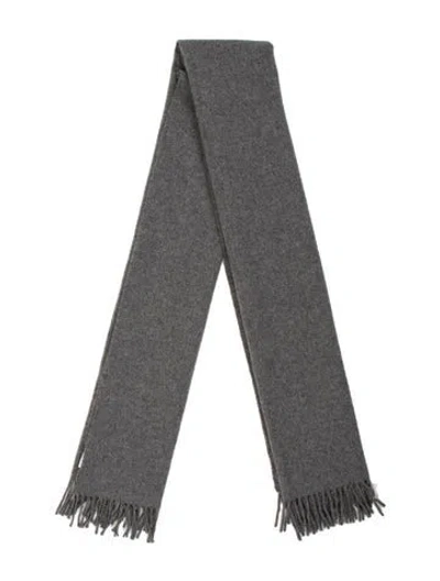 Pre-owned Acne Studios Wool Scarf In Gray