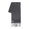 Acne Studios Wool Scarf In Gray