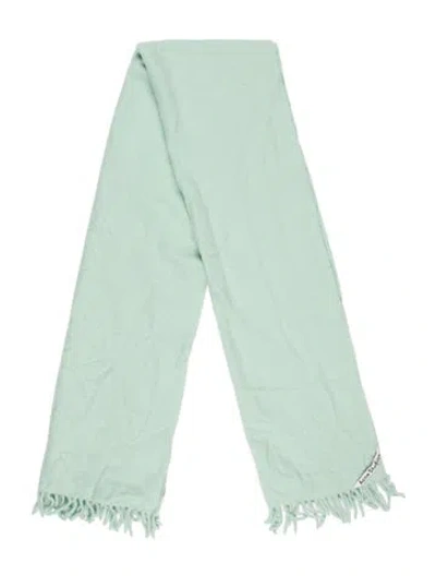 Pre-owned Acne Studios Wool Scarf In Green