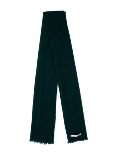 Pre-owned Acne Studios Wool Scarf In Green