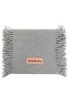 Acne Studios Wool Scarf In Light Grey Melange