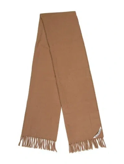 Pre-owned Acne Studios Wool Scarf In Neutral