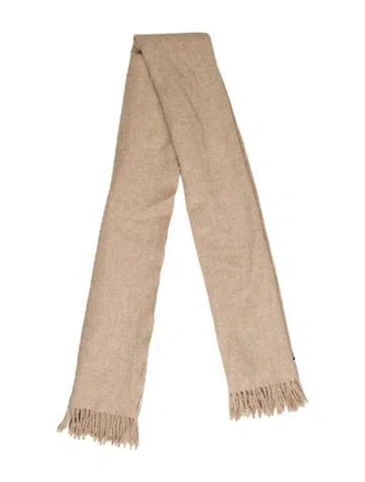 Pre-owned Acne Studios Wool Scarf In Neutral