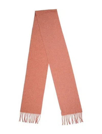 Pre-owned Acne Studios Wool Scarf In Orange