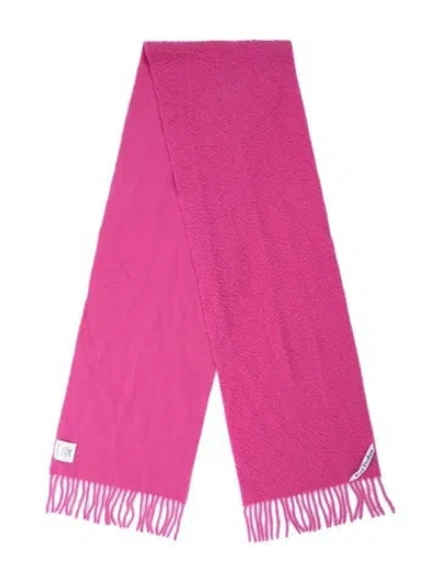 Pre-owned Acne Studios Wool Scarf In Pink