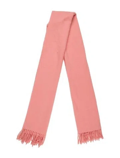 Pre-owned Acne Studios Wool Scarf In Pink