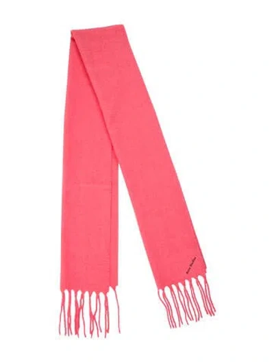 Pre-owned Acne Studios Wool Scarf In Pink