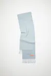 Acne Studios Wool Scarf Pink Label - Narrow In Powder Blue