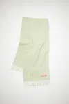 Acne Studios Wool Scarf Pink Label In Pale Green