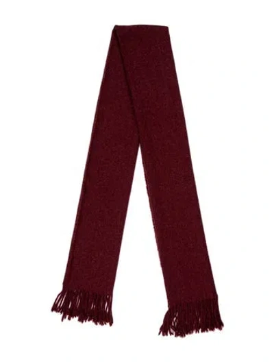 Pre-owned Acne Studios Wool Scarf In Red