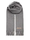 Acne Studios Wool Scarf Scarves And Foulards Grey
