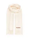 Acne Studios Wool Scarf Scarves And Foulards White In Neutral