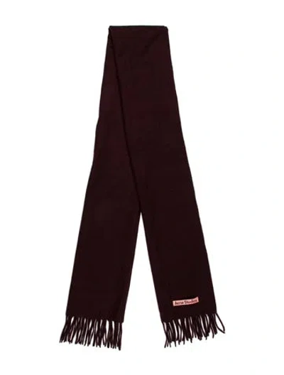 Pre-owned Acne Studios Wool Scarf W/ Tags In Neutral