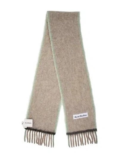 Pre-owned Acne Studios Wool Scarf W/ Tags In Neutral