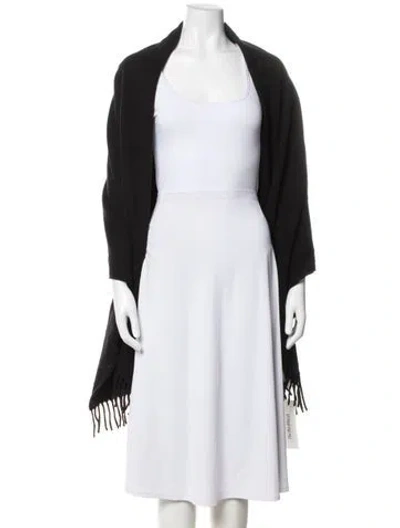 Pre-owned Acne Studios Wool Shawl In Black