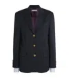Acne Studios Wool Single-breasted Blazer In Blue