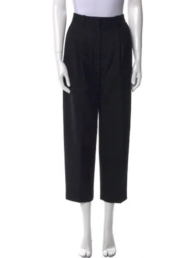 Pre-owned Acne Studios Wool Skinny Leg Pants In Black