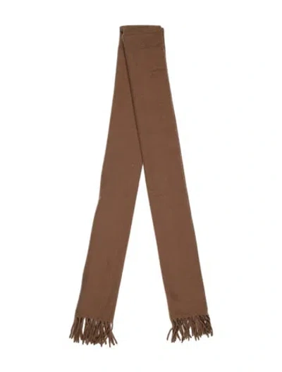 Pre-owned Acne Studios Wool Stole In Brown
