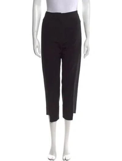 Pre-owned Acne Studios Wool Straight Leg Pants In Black