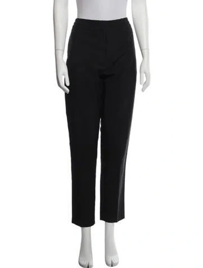 Pre-owned Acne Studios Wool Straight Leg Pants In Black