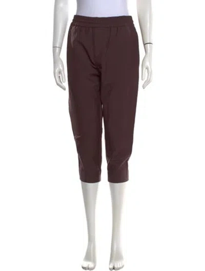 Pre-owned Acne Studios Wool Straight Leg Pants In Brown