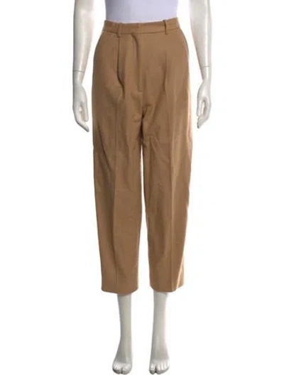 Pre-owned Acne Studios Wool Straight Leg Pants In Neutrals