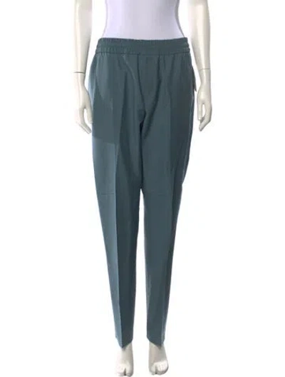 Pre-owned Acne Studios Wool Straight Leg Pants W/ Tags In Blue