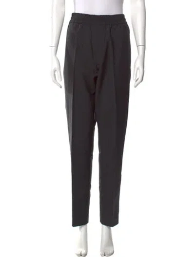 Pre-owned Acne Studios Wool Straight Leg Pants W/ Tags In Gray