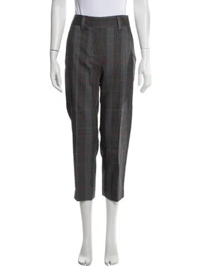 Pre-owned Acne Studios Wool Straight Leg Pants W/ Tags In Gray
