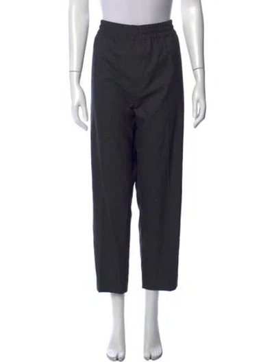 Pre-owned Acne Studios Wool Straight Leg Pants W/ Tags In Gray