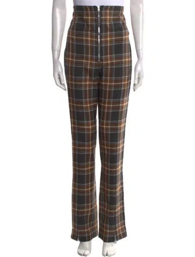 Pre-owned Acne Studios Wool Straight Leg Pants W/ Tags In Multi