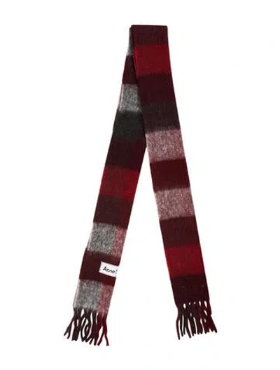 Pre-owned Acne Studios Wool Striped Scarf In Multi