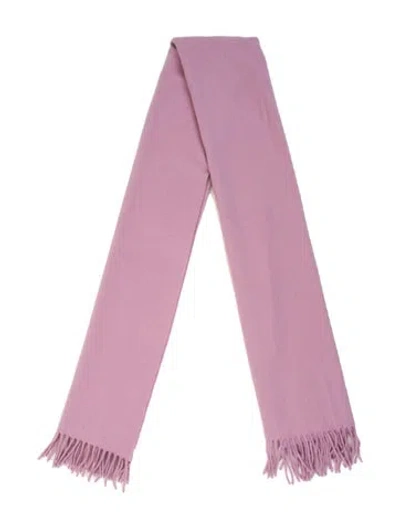 Pre-owned Acne Studios Wool Striped Scarf In Pink