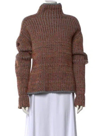 Pre-owned Acne Studios Wool Striped Sweater In Gray