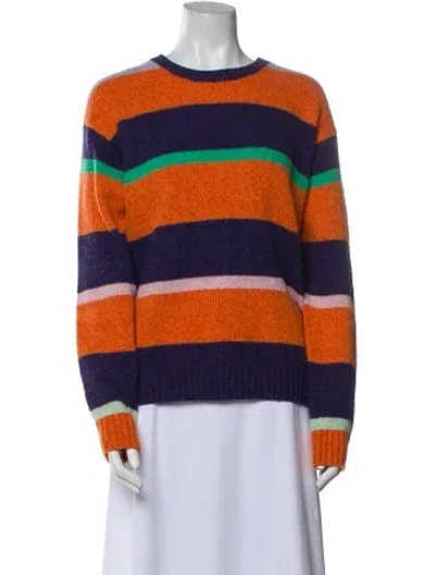 Pre-owned Acne Studios Wool Striped Sweater In Multi