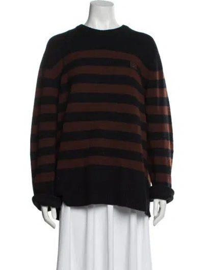 Pre-owned Acne Studios Wool Striped Sweater In Multi
