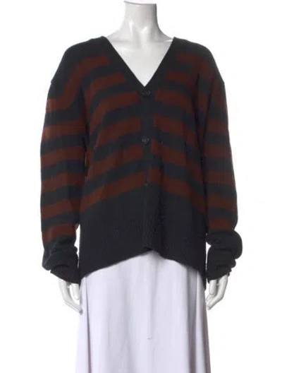 Pre-owned Acne Studios Wool Striped Sweater In Multicolor