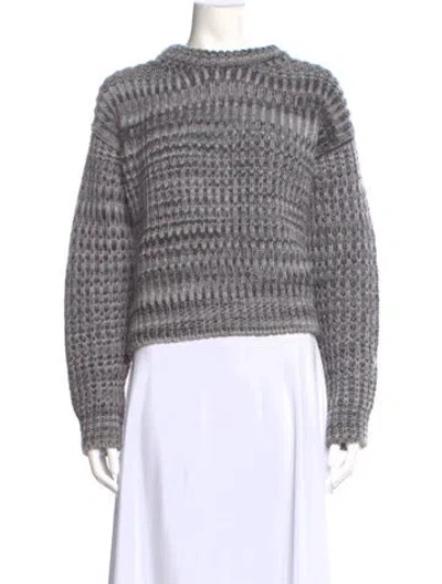 Pre-owned Acne Studios Wool Striped Sweater In Purple