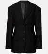 Acne Studios Wool Suit Jacket In Black