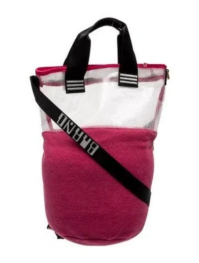 Pre-owned Acne Studios Wool Top Handle Bag In Pink