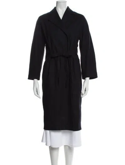 Pre-owned Acne Studios Wool Trench Coat In Black