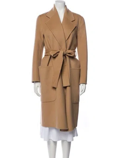 Pre-owned Acne Studios Wool Trench Coat In Brown