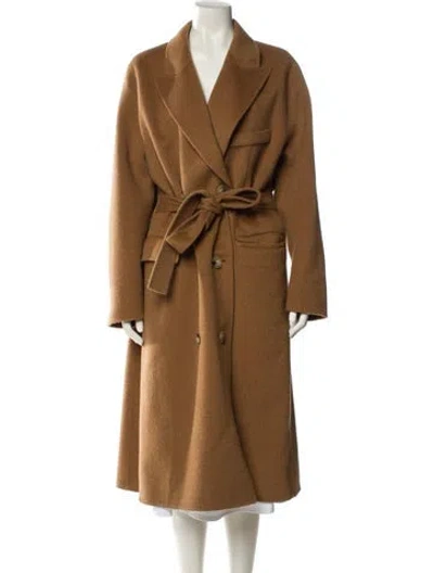 Pre-owned Acne Studios Wool Trench Coat In Neutral