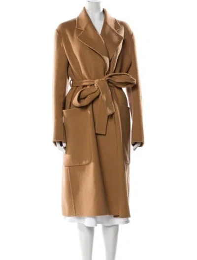 Pre-owned Acne Studios Wool Trench Coat In Neutral