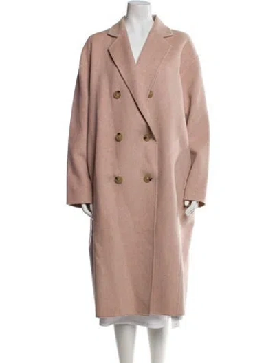 Pre-owned Acne Studios Wool Trench Coat In Pink
