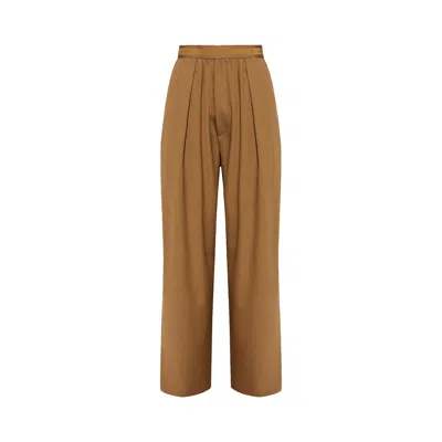 Pre-owned Acne Studios Wool Trousers 'brown' | Men's Size 46