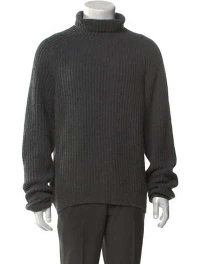 Pre-owned Acne Studios Wool Turtleneck Pullover In Gray