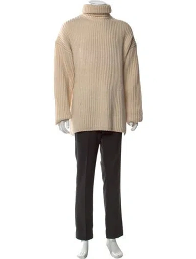 Pre-owned Acne Studios Wool Turtleneck Pullover In Neutral