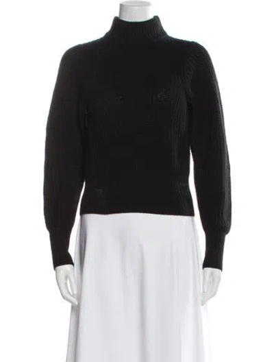 Pre-owned Acne Studios Wool Turtleneck Sweater In Black